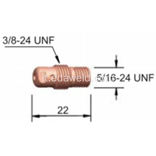 13N Tig Welding Collet Body